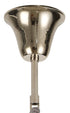 Kuna Brass/Clear Pendant Round 8 Light 60cm